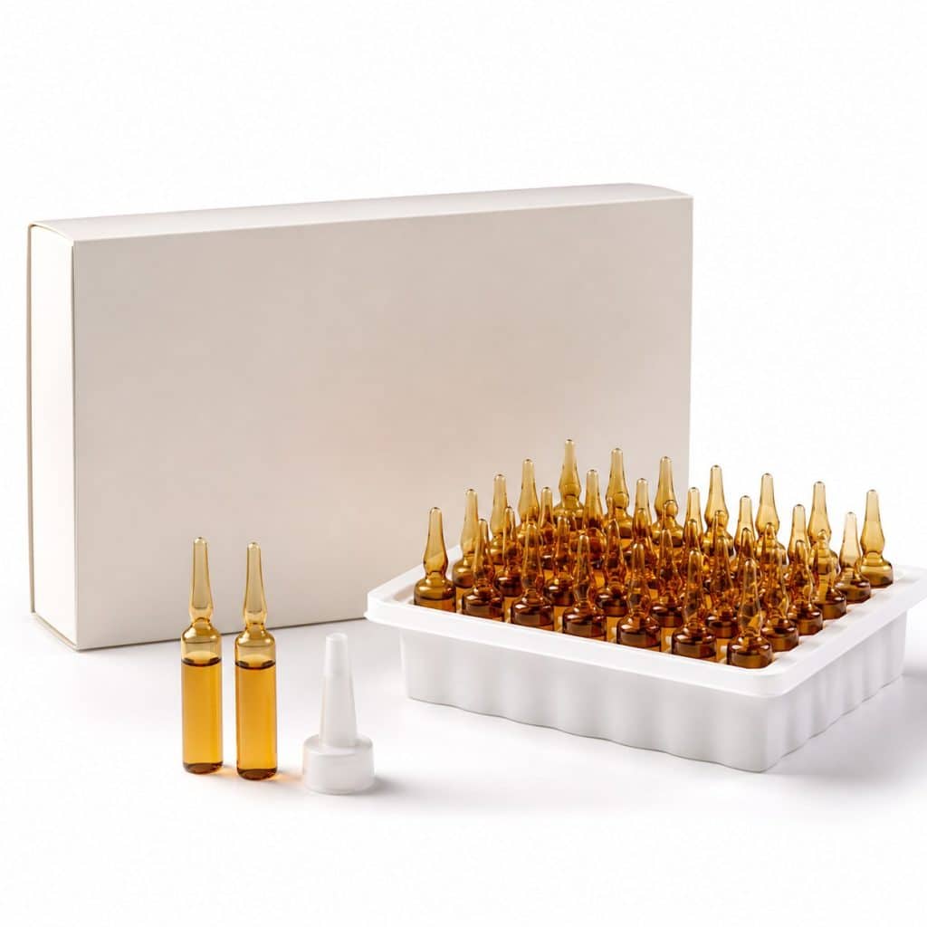 Ampoules anti-chute cure 1 mois présenté seul