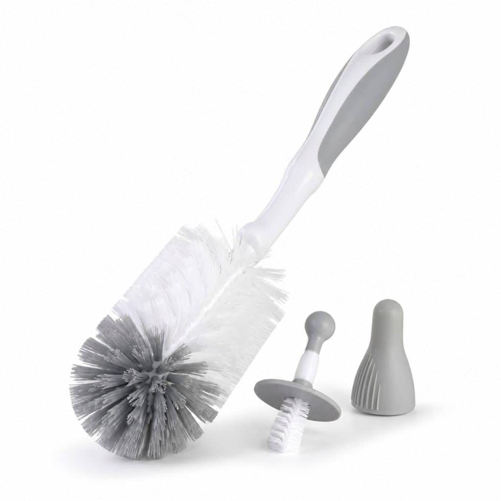 Brosse de nettoyage biberons et tétines présenté seul