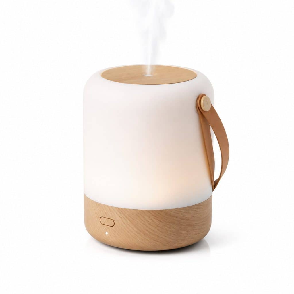Diffuseur ultrasonique nomade rechargeable USB présenté seul