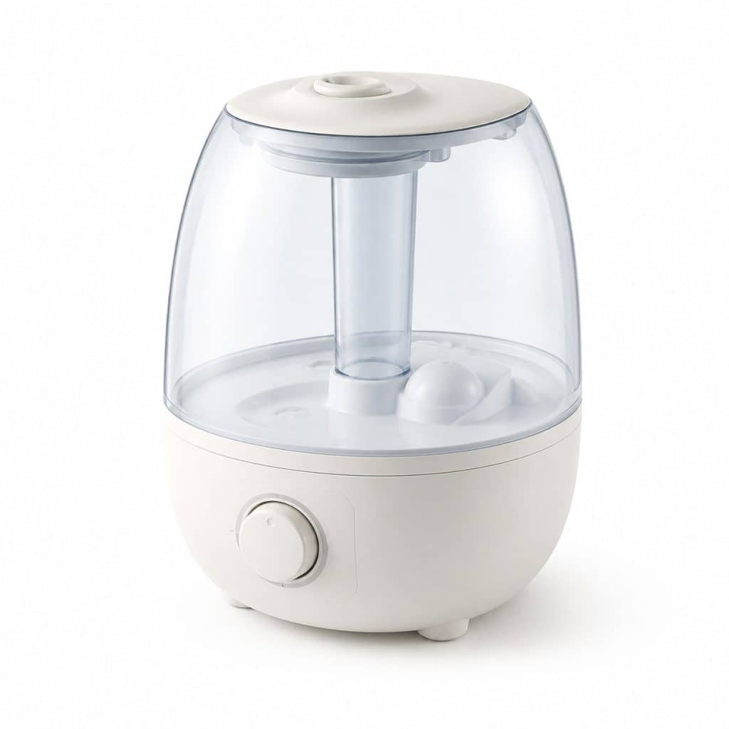 Humidificateur d'air pour chambre de bébé présenté seul