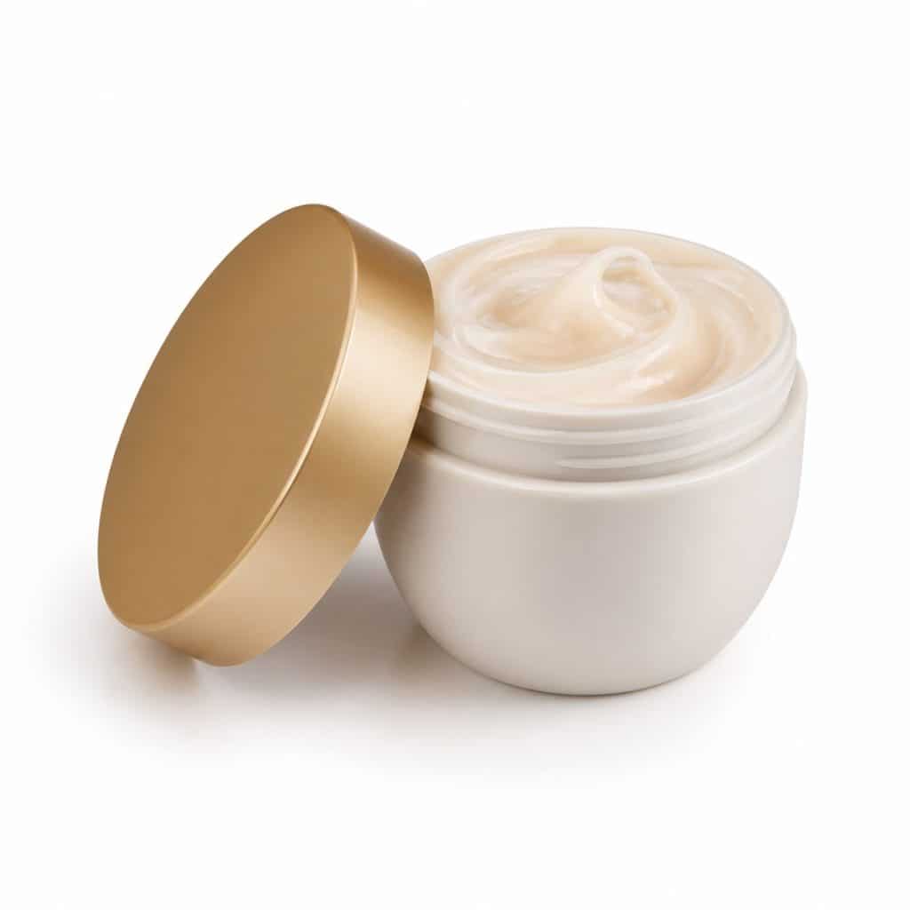 Masque kératine cheveux abîmés présenté seul