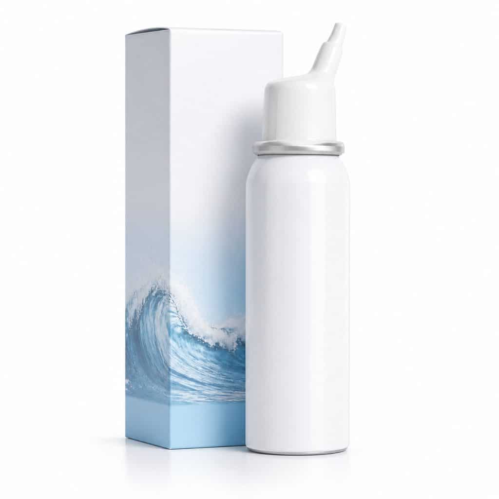 Spray nasal eau de mer isotonique présenté seul