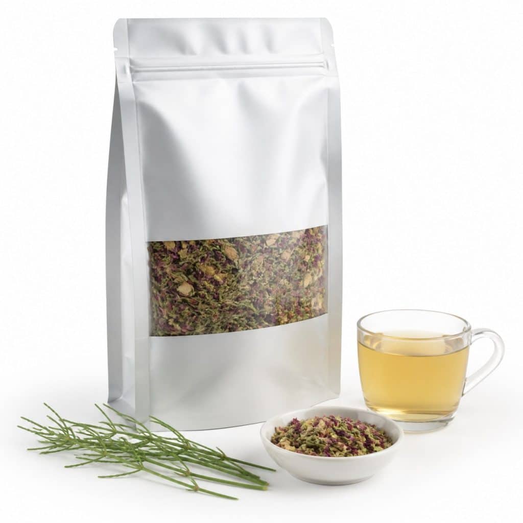 Tisane beauté peau silicium et prêle présenté seul